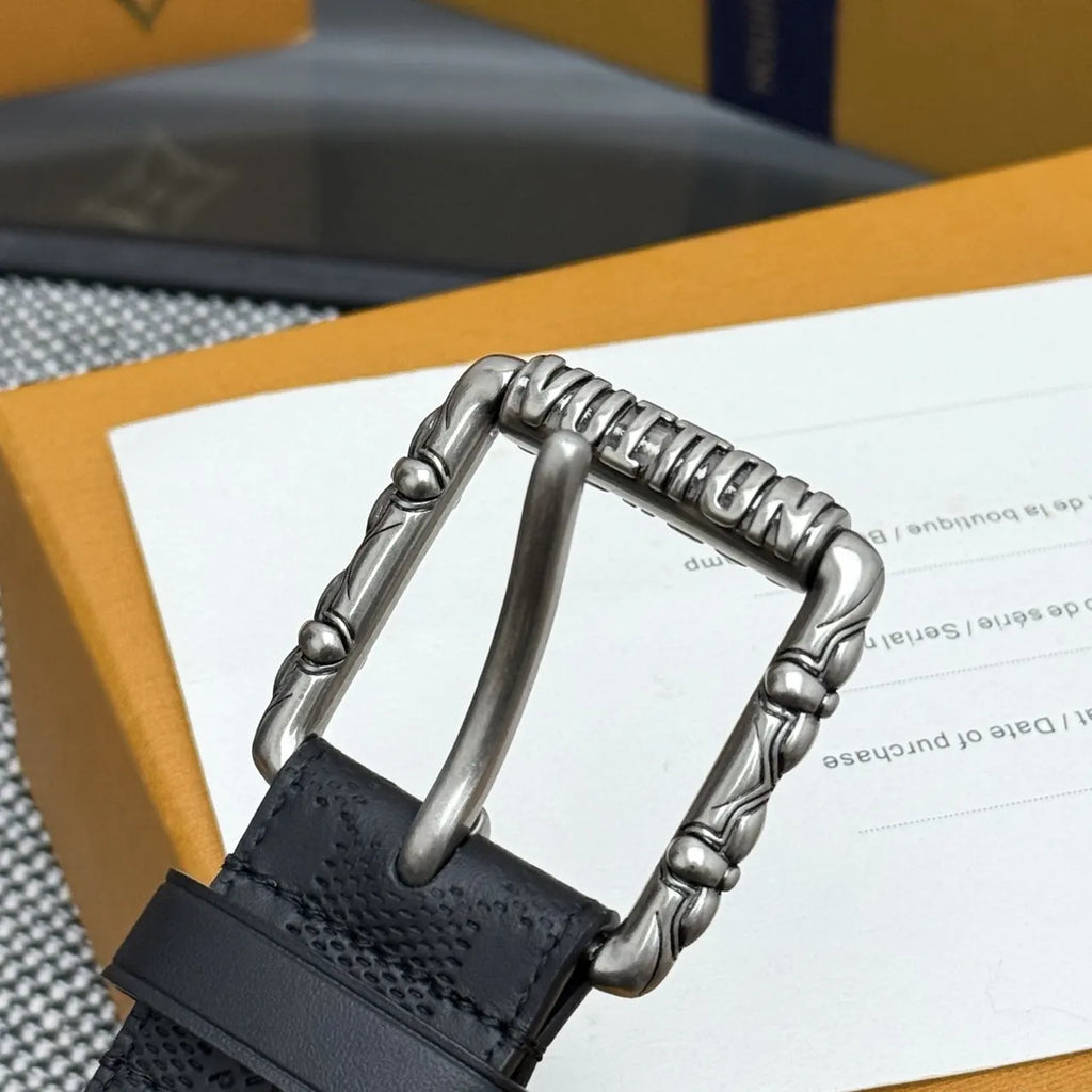 LV Damier Graphite Black Belt - Hình 2