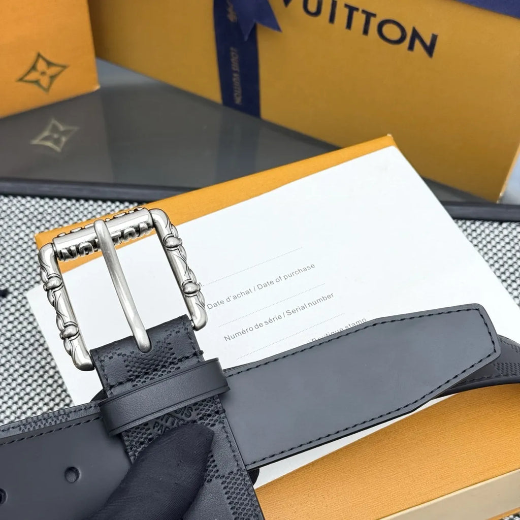 LV Damier Graphite Black Belt - Hình 7