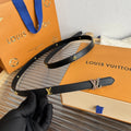 Louis Vuitton Mini Black Leather Belt
