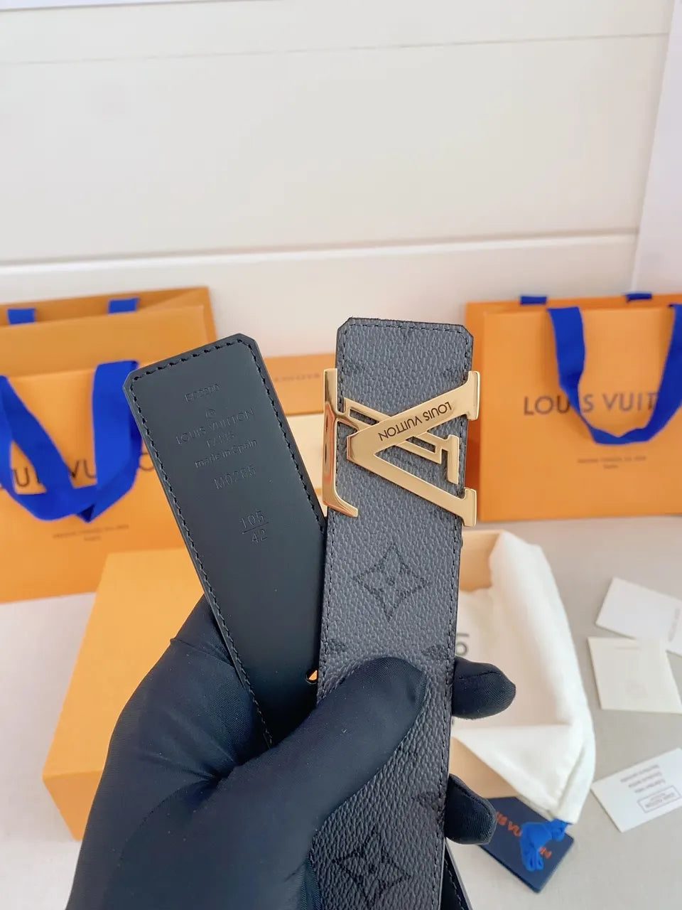 Taurillon Shadow Belt Gold - Hình 7