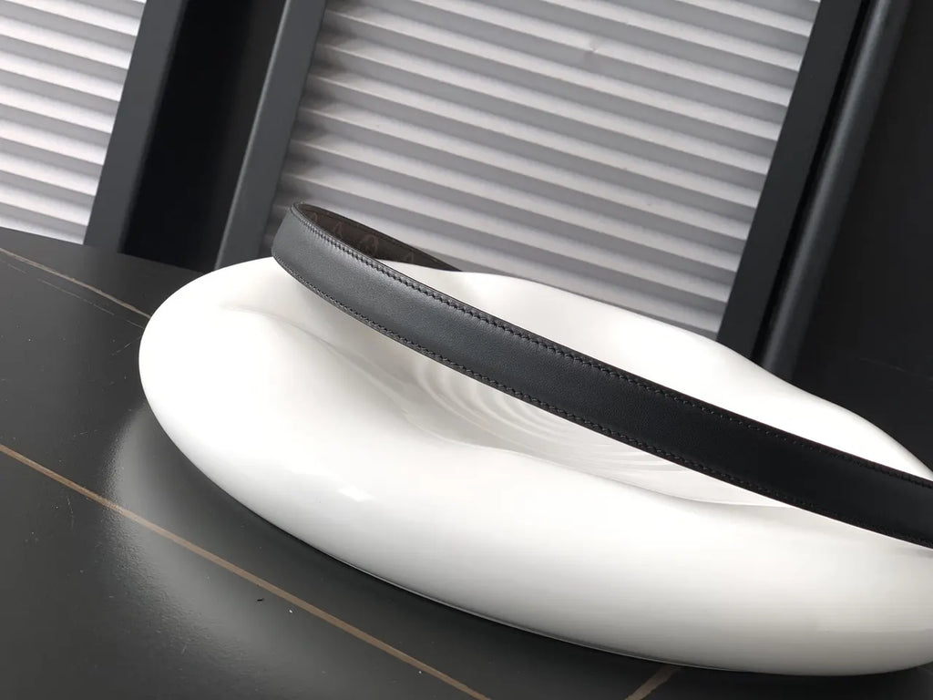 LV Reversible Black Leather Belt - Hình 3