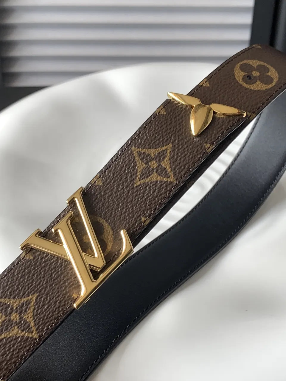 canvas Louis Vuitton Monogram Belt - Hình 4