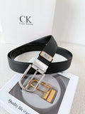 Cooper Kelvin Reversible Black Leather Belt