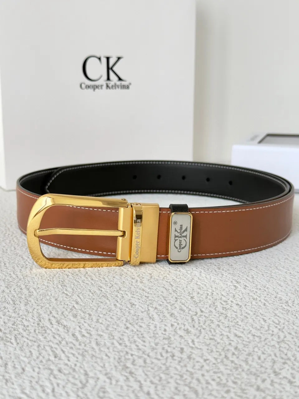 Cooper Kelvina Reversible Leather Belt - Hình 4