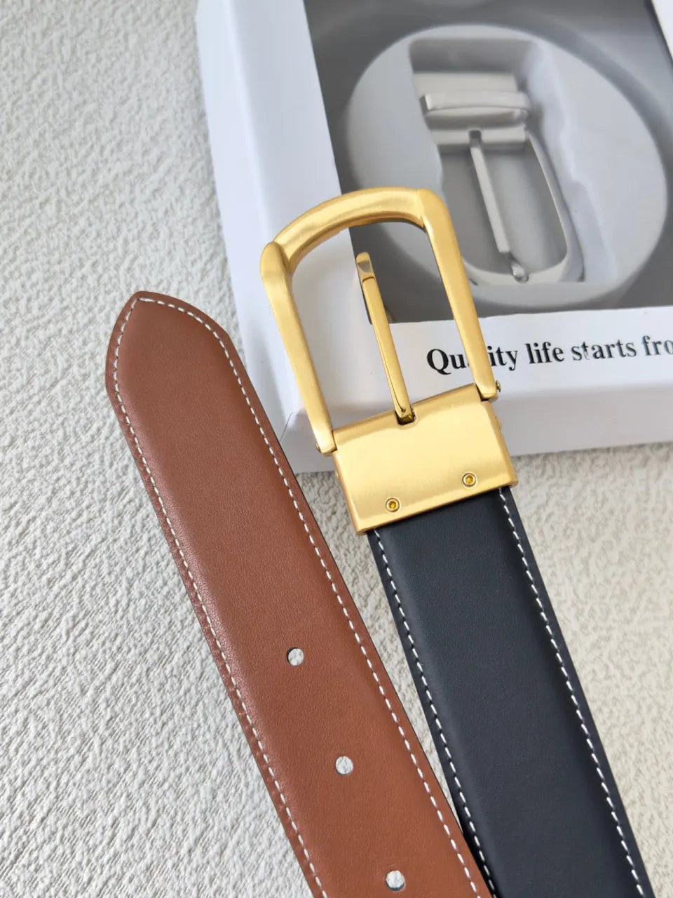Cooper Kelvina Brown Leather Belt - Hình 9