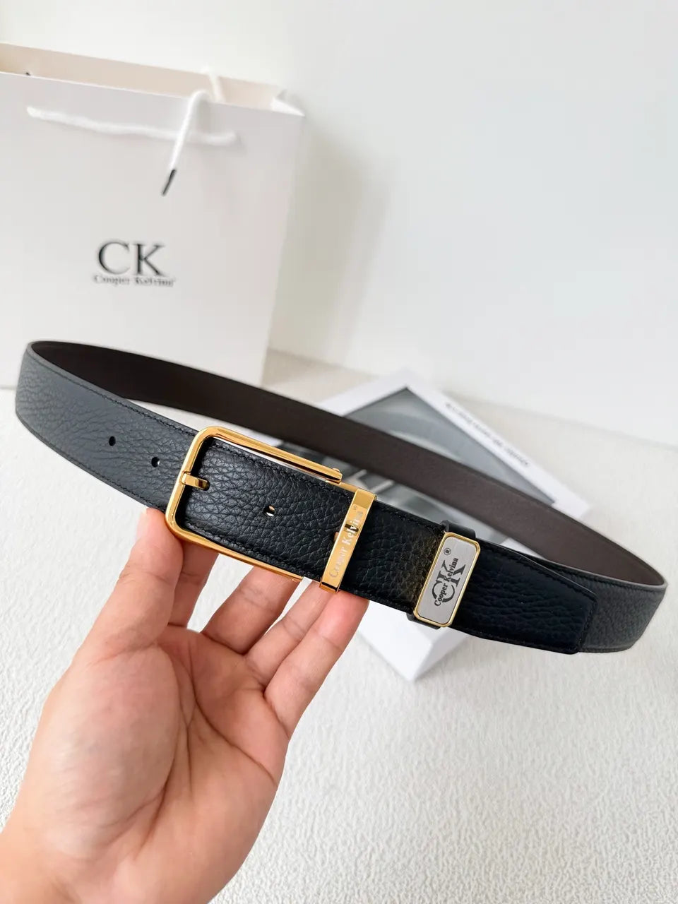 Cooper Kelvina Reversible Leather Belt - Hình 6