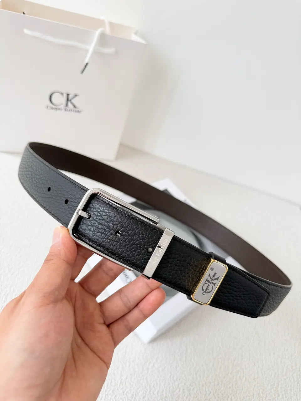 Cooper Kelvina Reversible Leather Belt - Hình 7