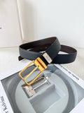 gold Cooper Kelvina Black Leather Belt