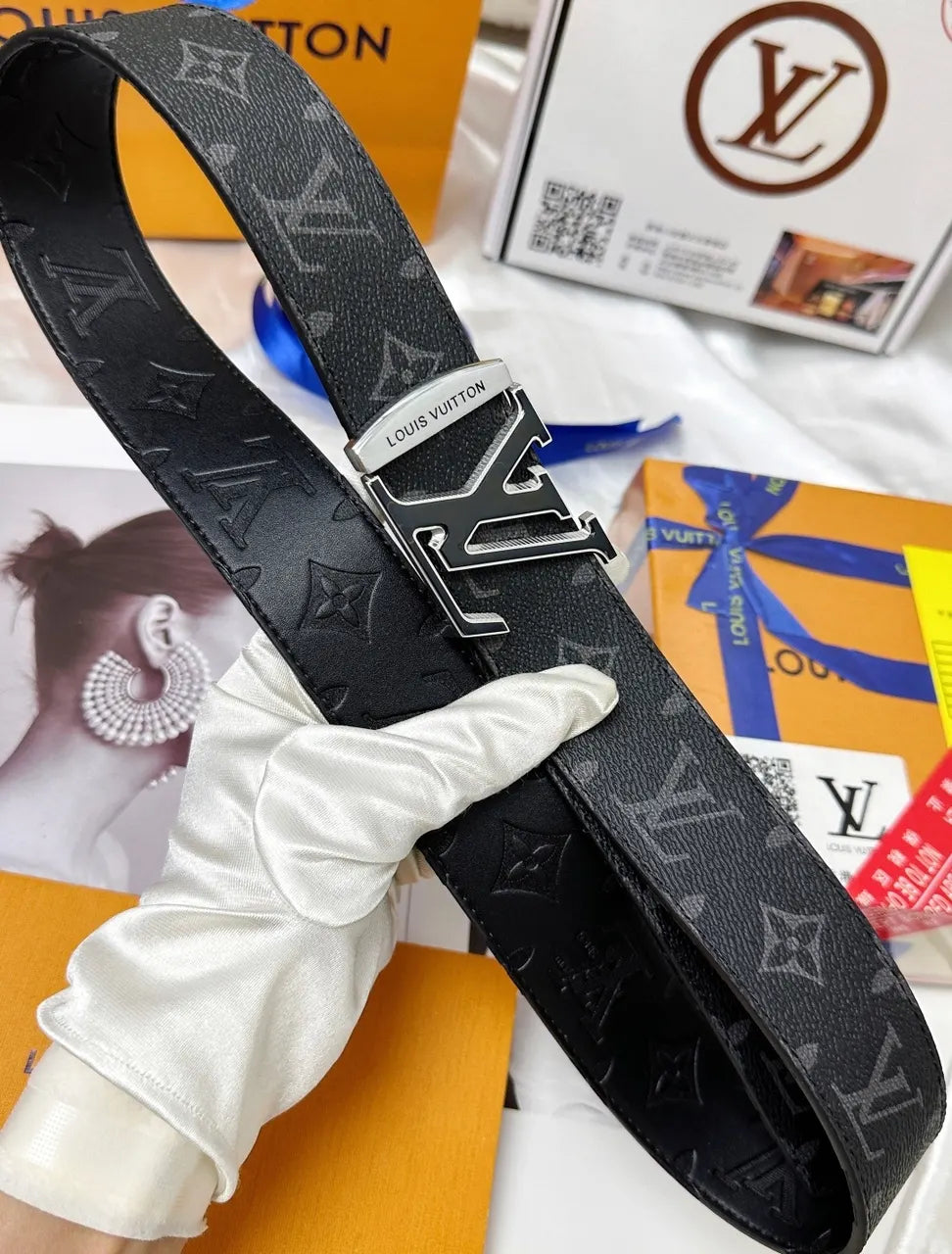 LV Black Monogram Reversible Belt - Hình 6