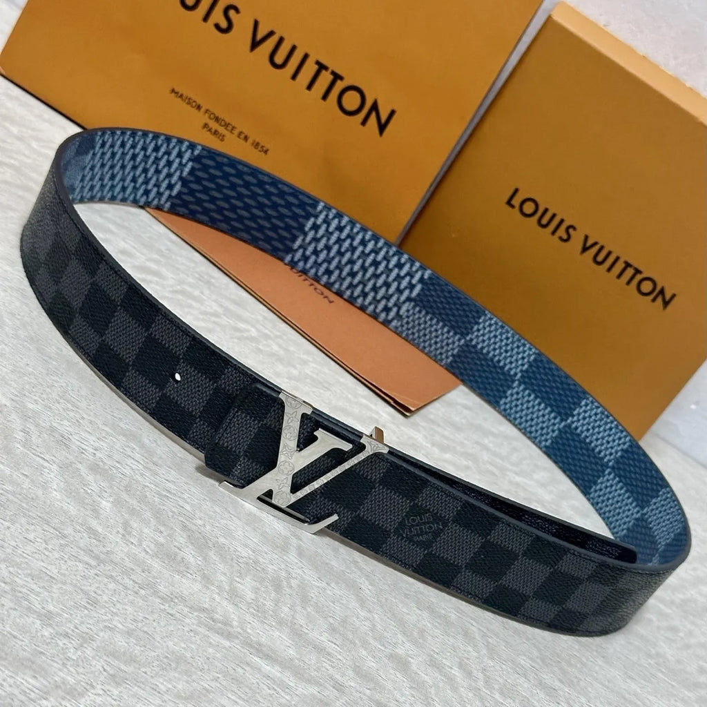 Louis Vuitton Damier Cobalt Reversible Belt