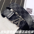 louis Damier Infini Anthracite Belt