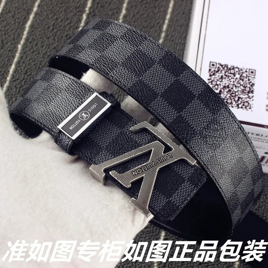 louis Damier Infini Anthracite Belt