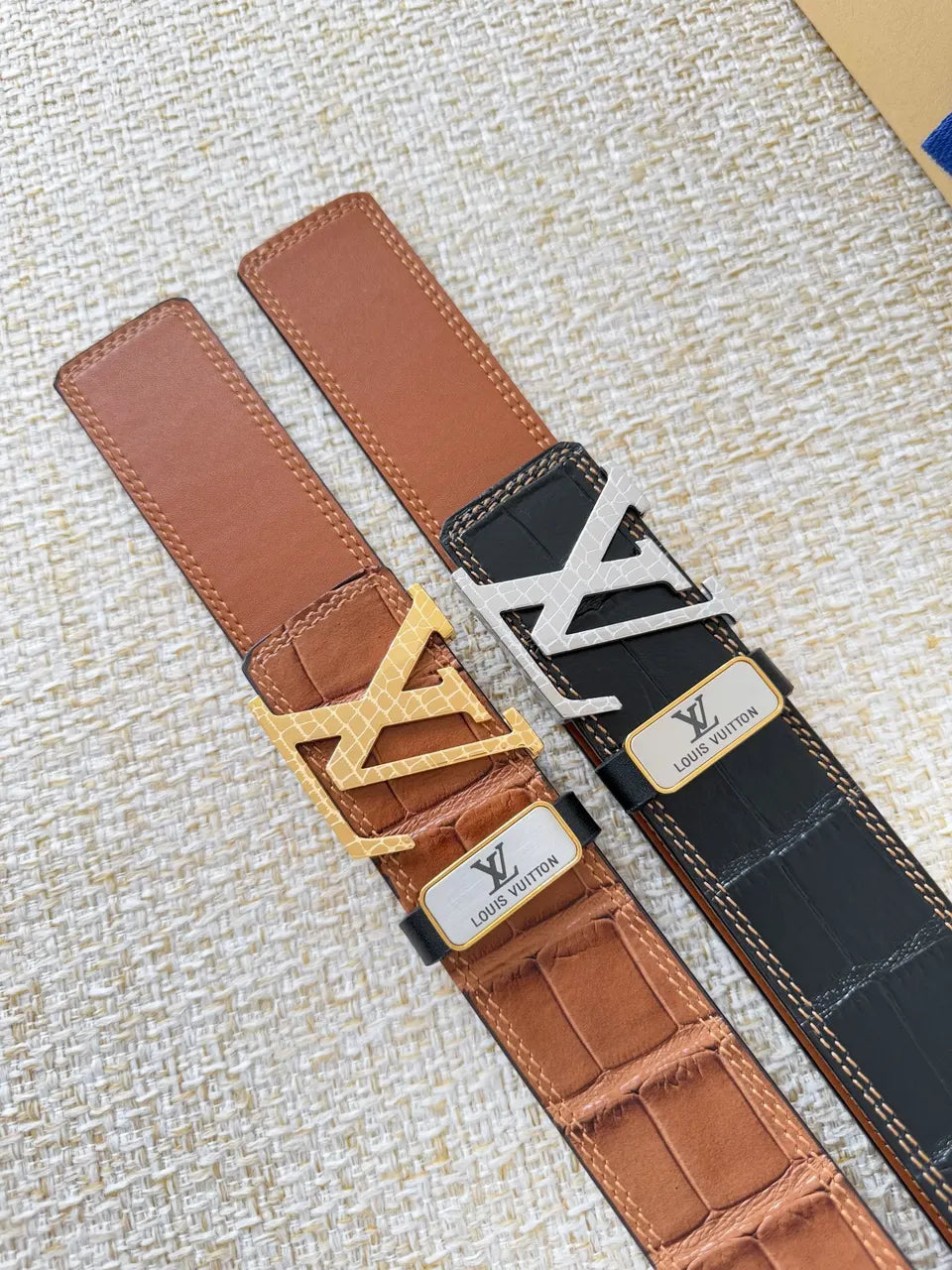 Louis Vuitton Crocodile Belt - Hình 7