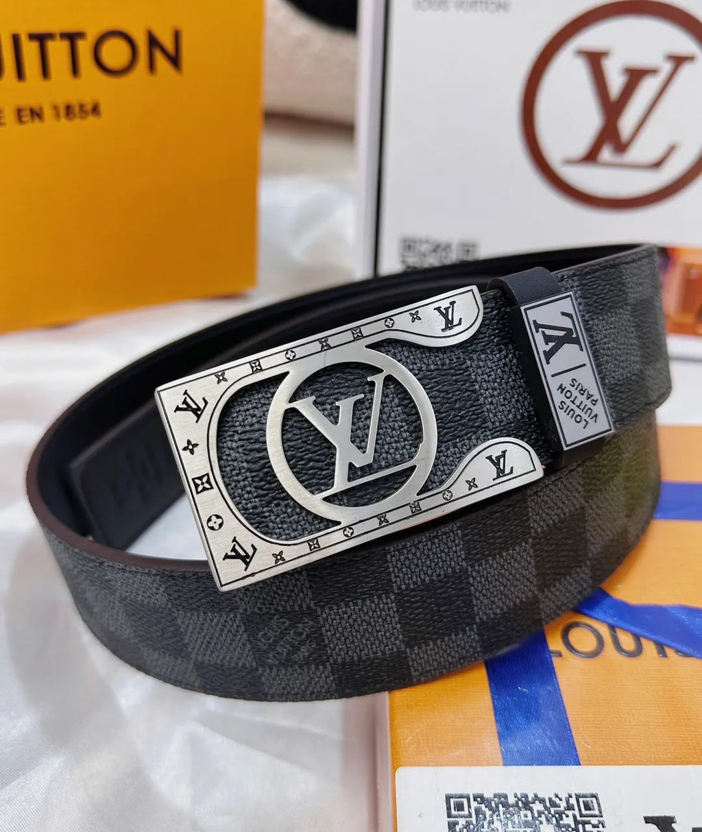 Louis Vuitton Damier Brown/Gray Belt