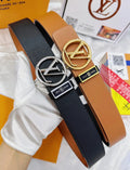 LV Reversible Leather Belt