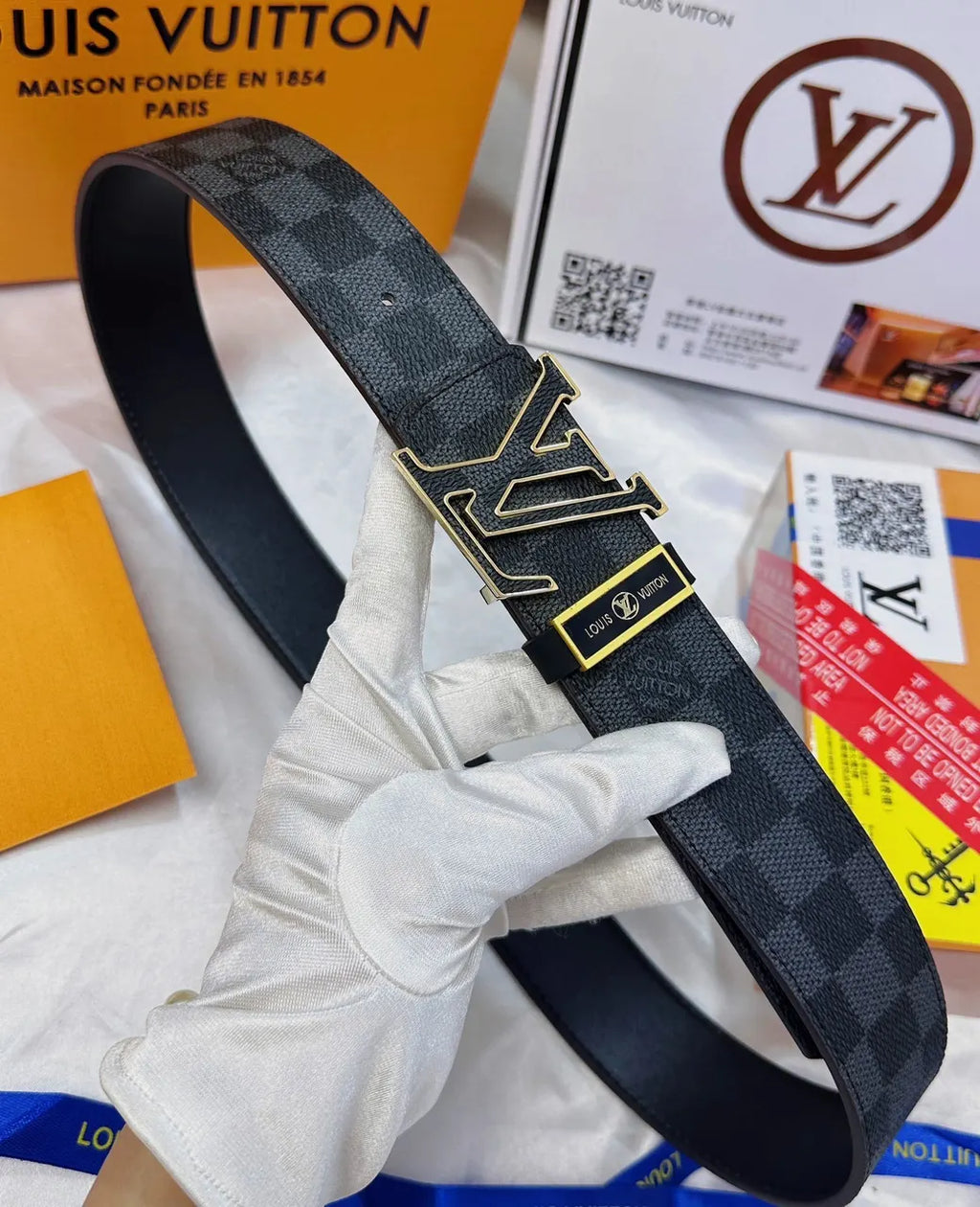 LV Monogram Reversible Belt - Hình 9