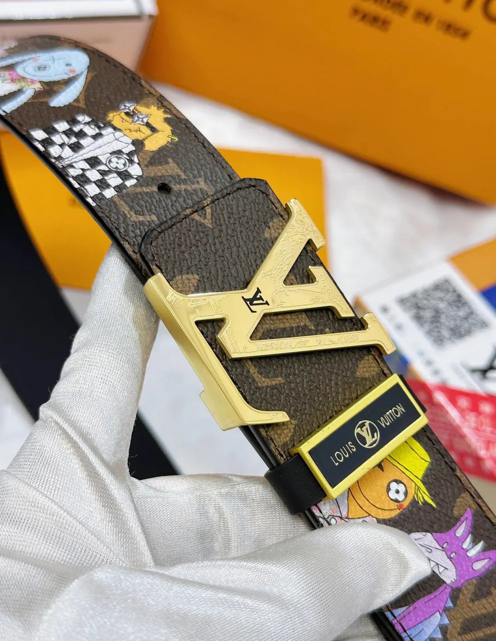 Louis Vuitton Cartoon Belt - Hình 4