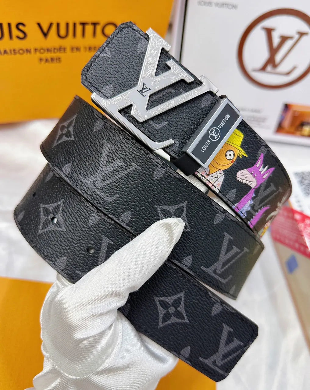 Louis Vuitton Comic Belt - Hình 2