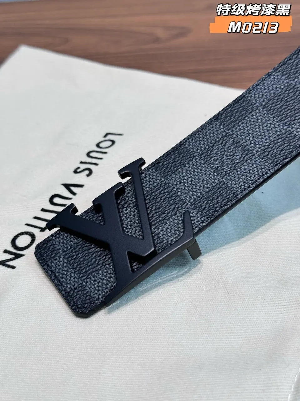 Damier Infini Black LV Belt