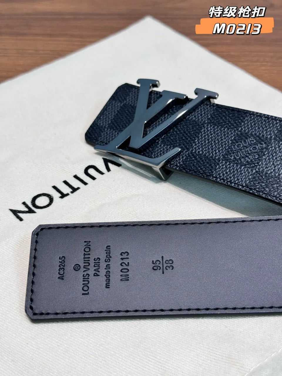 Damier Infini Anthracite Belt