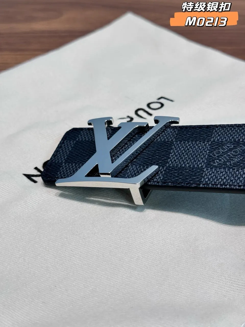 Damier Louis Vuitton Black Belt