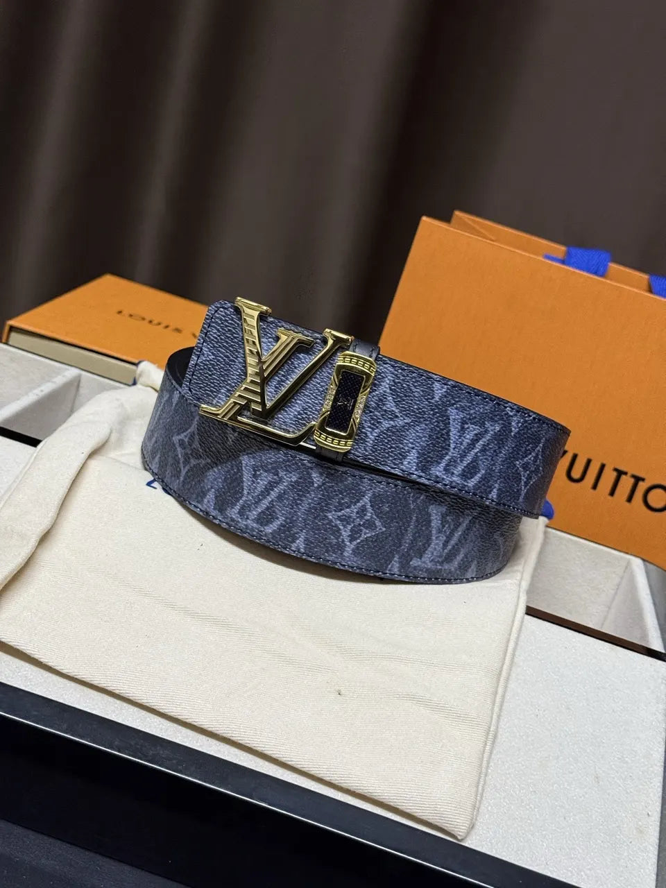 Louis Vuitton Denim Monogram Belt