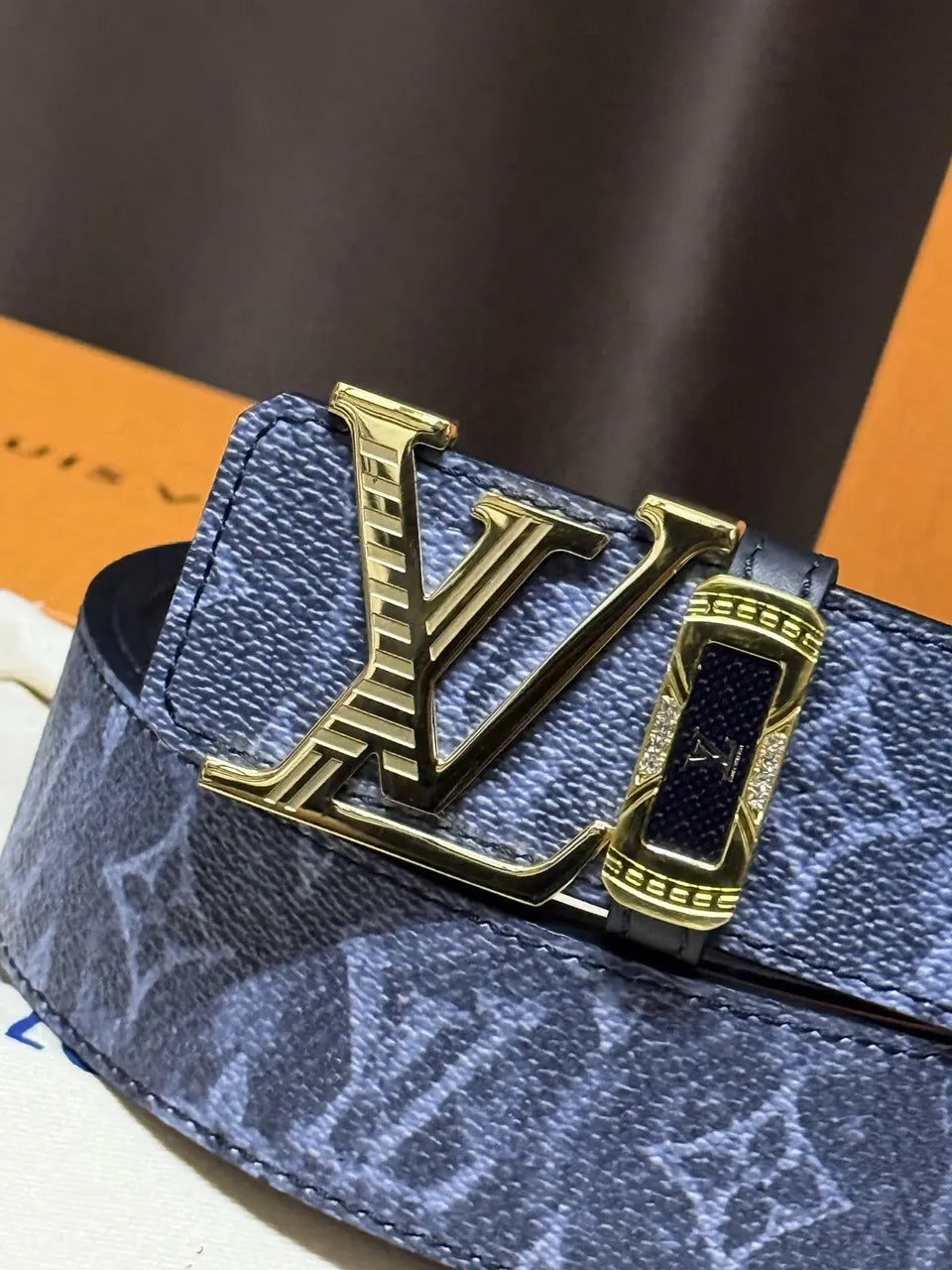 Louis Vuitton Denim Monogram Belt - Hình 2