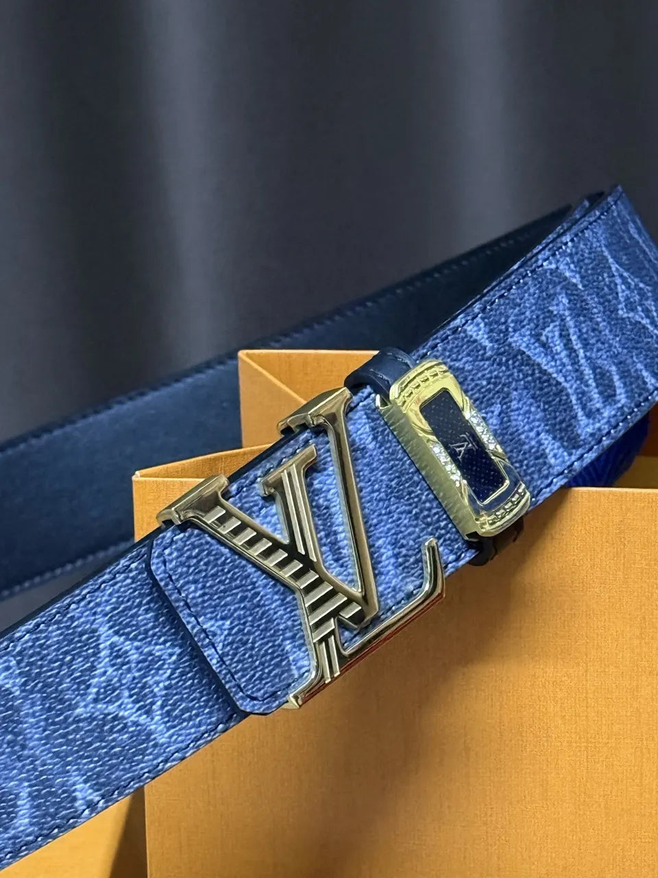 Louis Vuitton Denim Monogram Belt - Hình 8