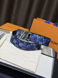 Indigo Patchwork Louis Vuitton Belt
