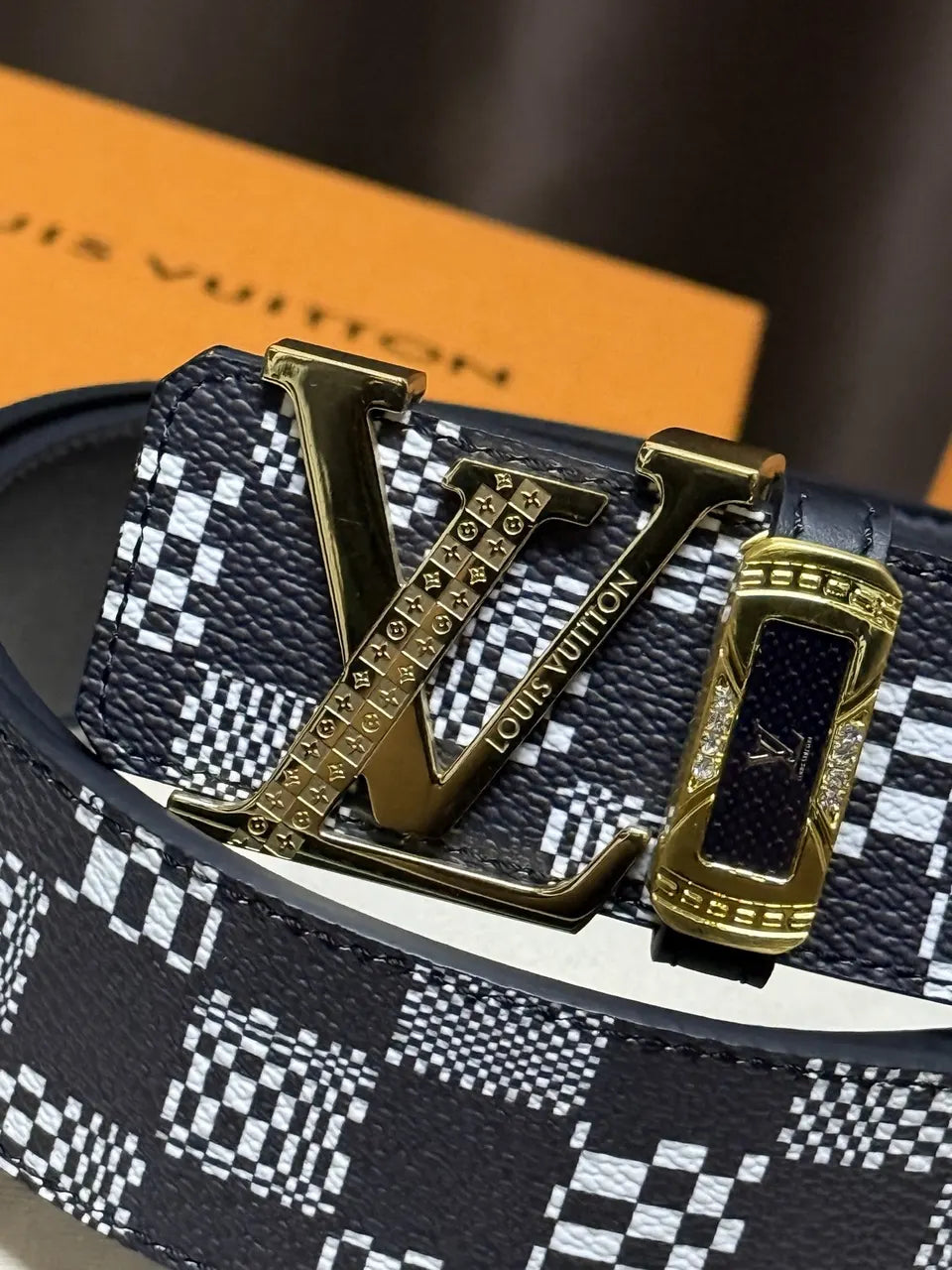 Damier Checkered Belt - Hình 2