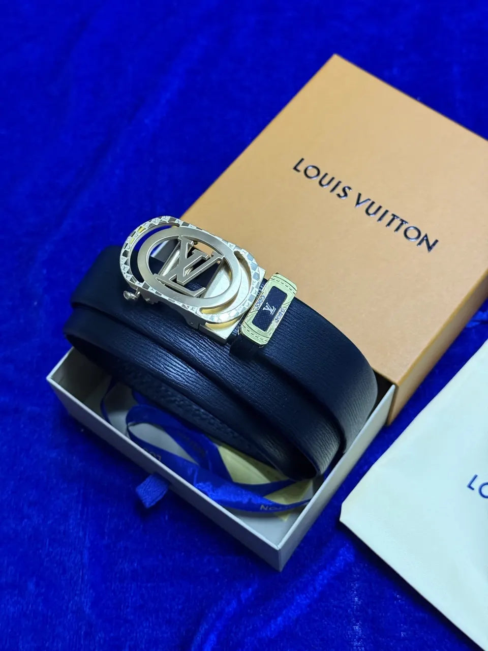 Louis Vuitton Ornate Buckle Belt
