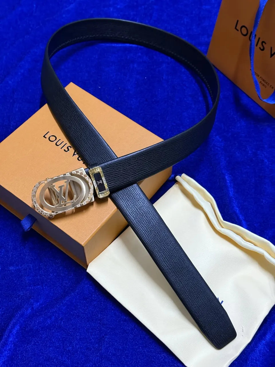 Louis Vuitton Ornate Buckle Belt - Hình 3