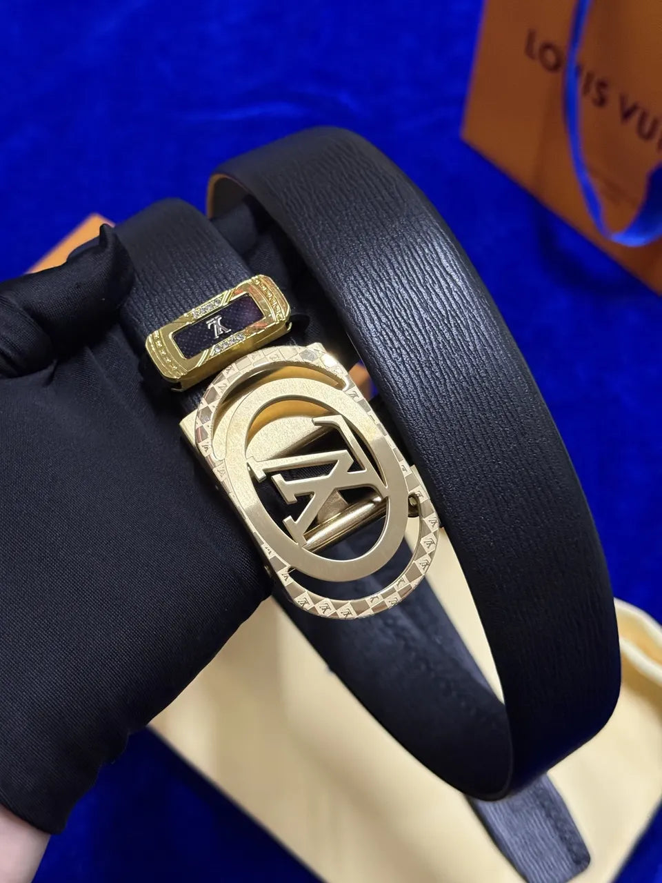 Louis Vuitton Ornate Buckle Belt - Hình 5