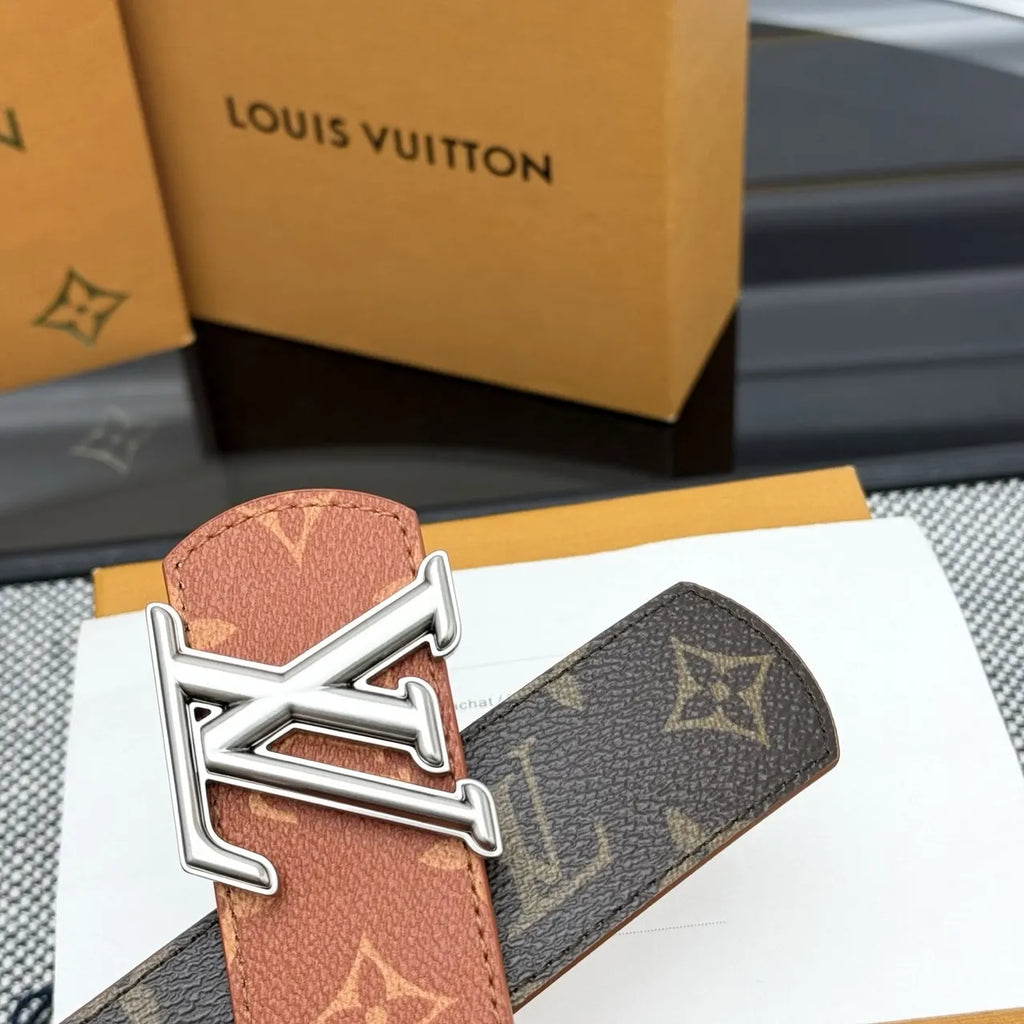 Louis Vuitton Tan Monogram Belt - Hình 5