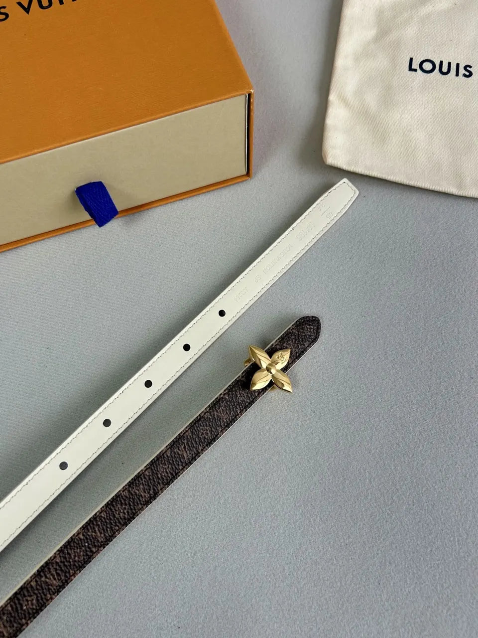 monogram Louis Vuitton Flower Belt