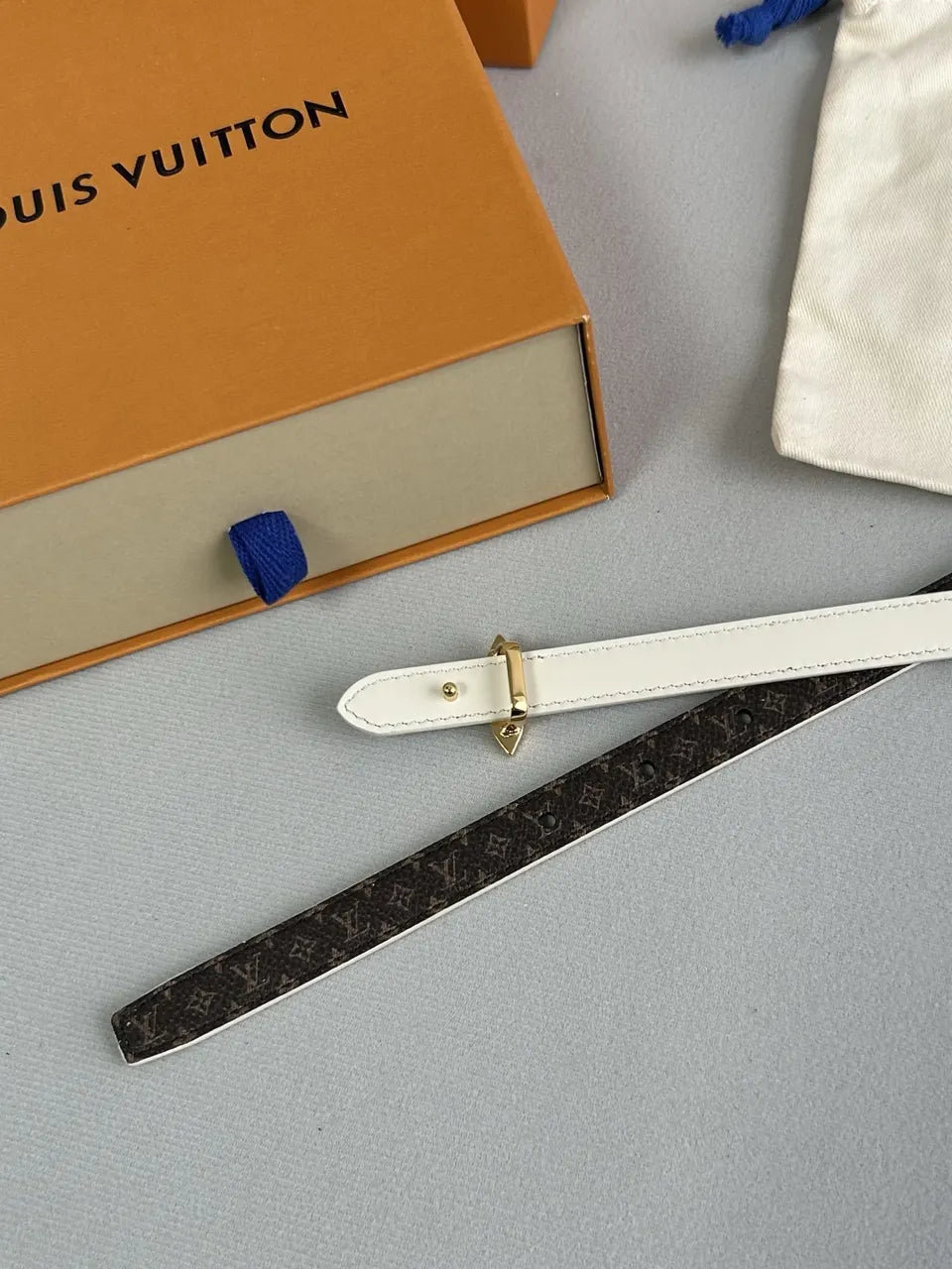 monogram Louis Vuitton Flower Belt - Hình 2