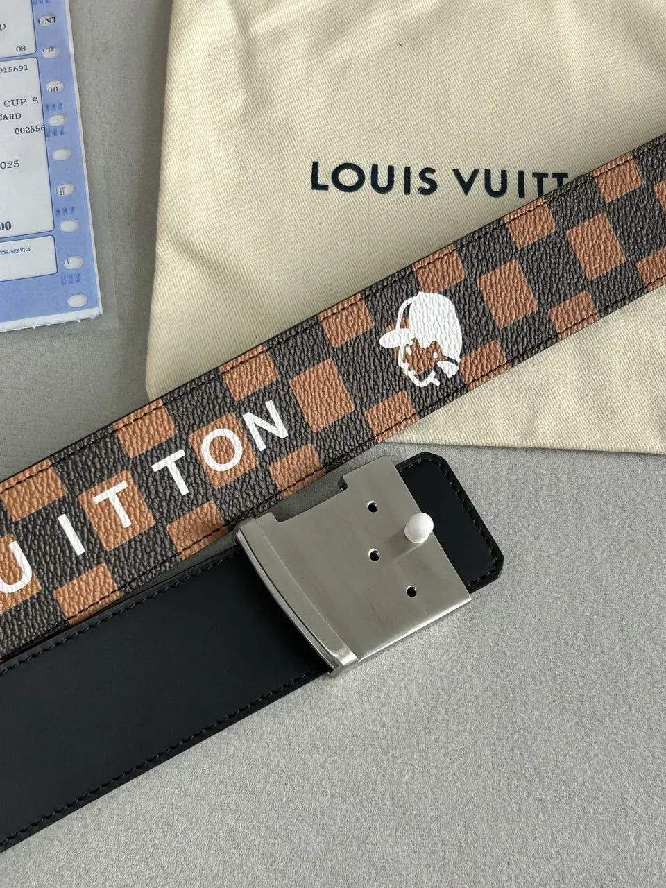 LV Damier Pop Art Belt