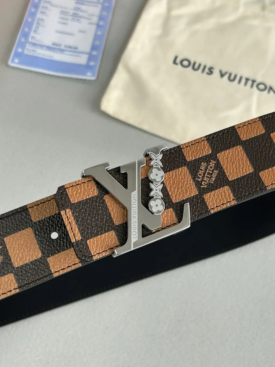 LV Damier Pop Art Belt - Hình 2