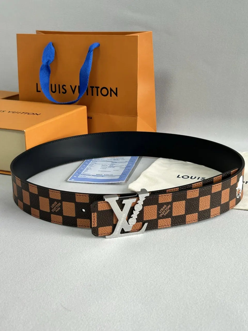 LV Damier Pop Art Belt - Hình 3