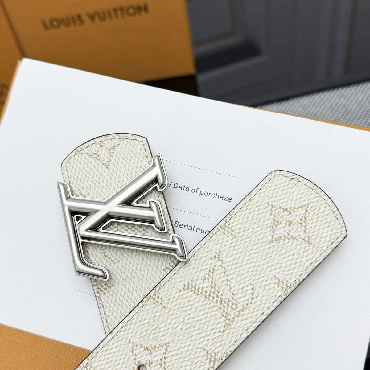 Louis Vuitton Off-White Belt - Hình 6