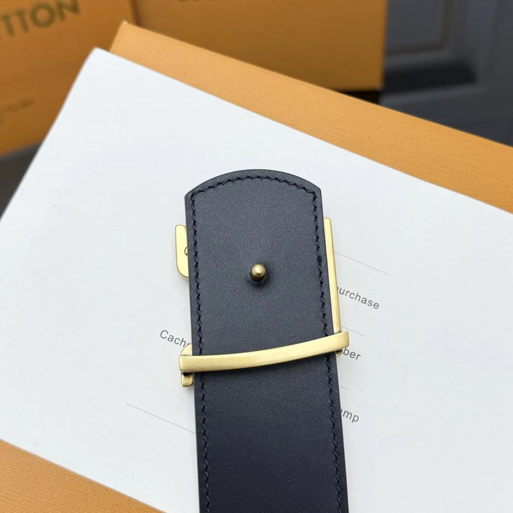 Louis Vuitton Blue Monogram Jacquard Belt - Hình 5