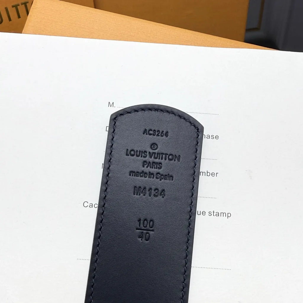 Louis Vuitton Blue Monogram Jacquard Belt - Hình 6