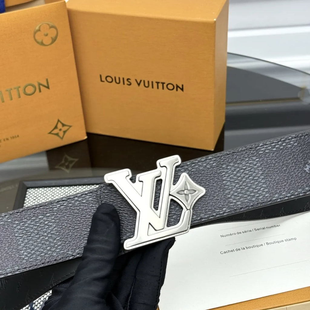 Damier Infini Black Belt - Hình 8