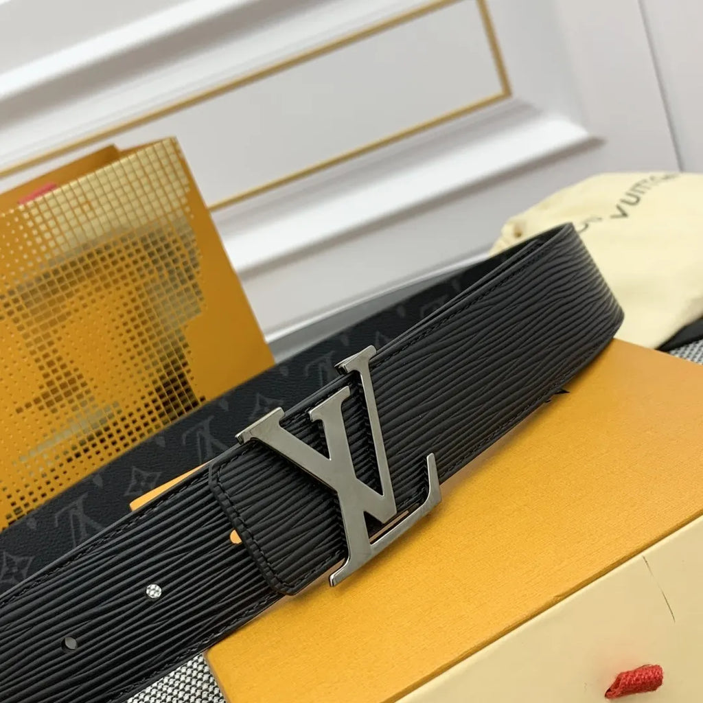 LV Reversible Black Monogram Belt