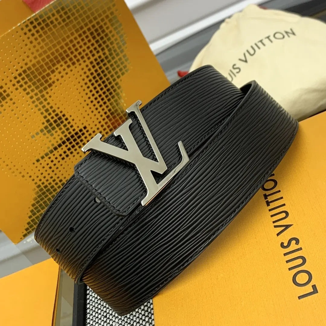 LV Reversible Black Monogram Belt - Hình 3