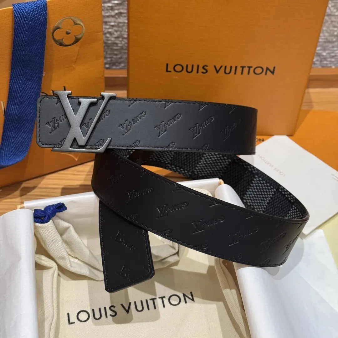 Louis Vuitton Black Signature Belt - Hình 2