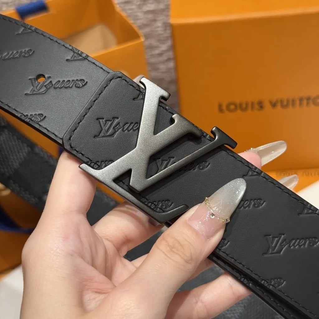 Louis Vuitton Black Signature Belt - Hình 5