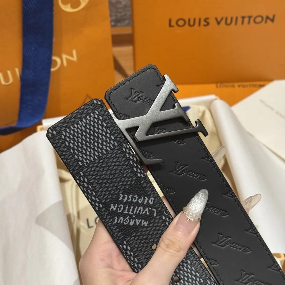 Louis Vuitton Black Signature Belt - Hình 6