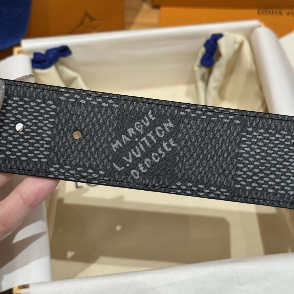 Louis Vuitton Black Signature Belt - Hình 8