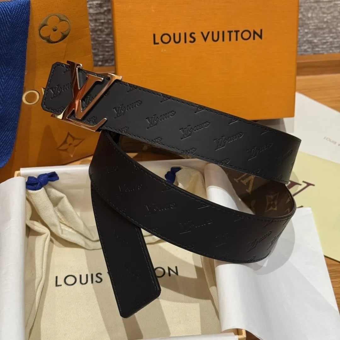 Louis Vuitton Embossed Logo Belt - Hình 2